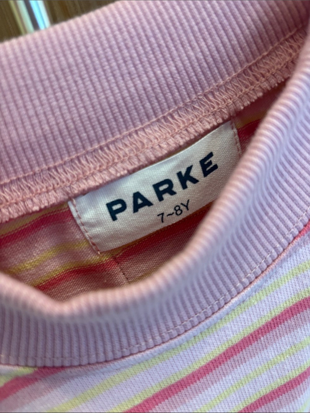 Parke It’s A Girl Stripe Mockneck Kids Pullover - Picture 3 of 5